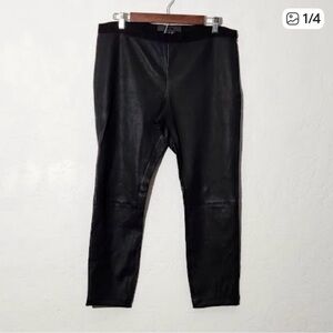 Jason Wu Miss Wu Women's Leather Ankle Pants Size 12